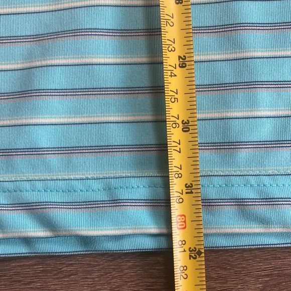 Bundle of 2 Greg Norman Golf Polos XXL Teal & White - Picture 8 of 14